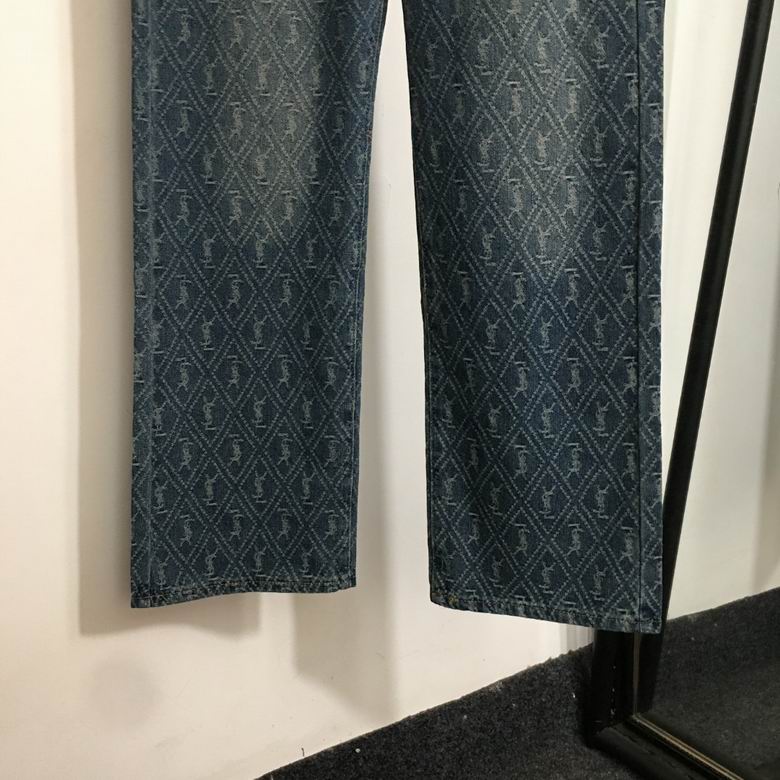 Arden Patterned Straight-Leg Jeans
