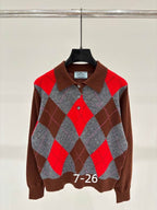 Berkley Argyle Collared Cardigan