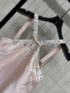 Blush Embellished Halter Top