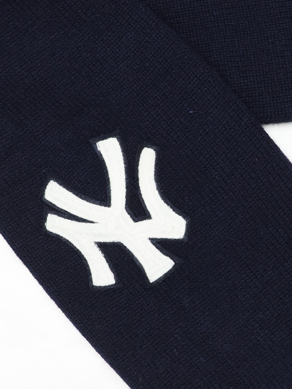 Navy Baseball Bear Knit Sweater