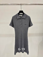 Camden Ribbed Polo Knit Top