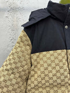 Color-Block Down Jacket