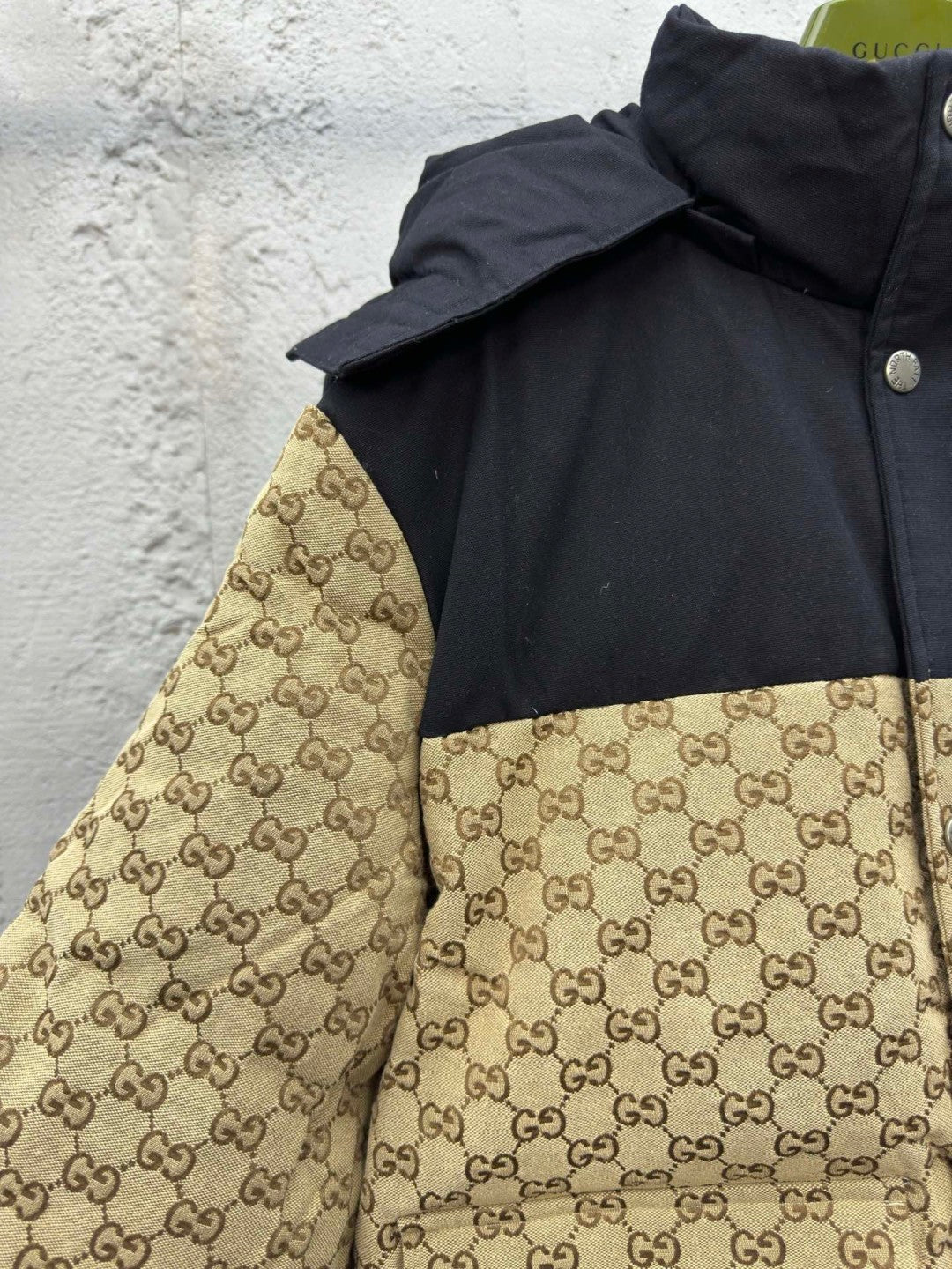 Color-Block Down Jacket