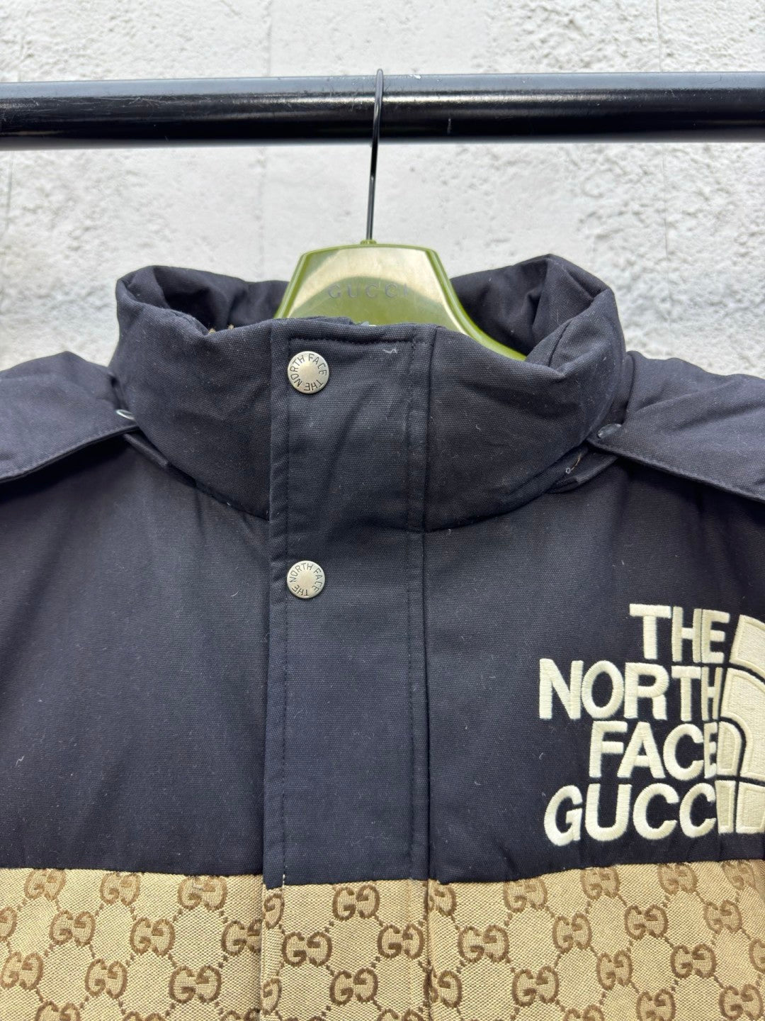 Color-Block Down Jacket