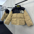 Color-Block Down Jacket