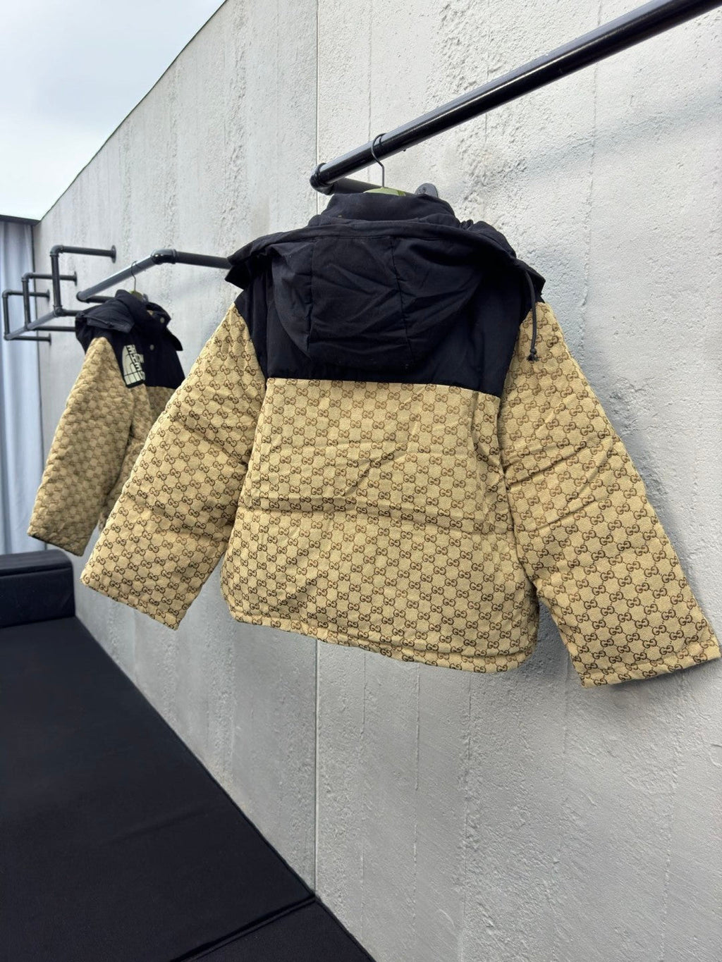 Color-Block Down Jacket