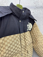 Color-Block Down Jacket