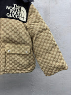 Color-Block Down Jacket