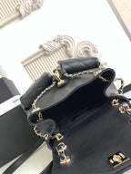 Classic Nubuck Sheepskin Shoulder Bag – 22cm