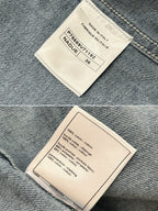 Denim Large-Lapel Jacket