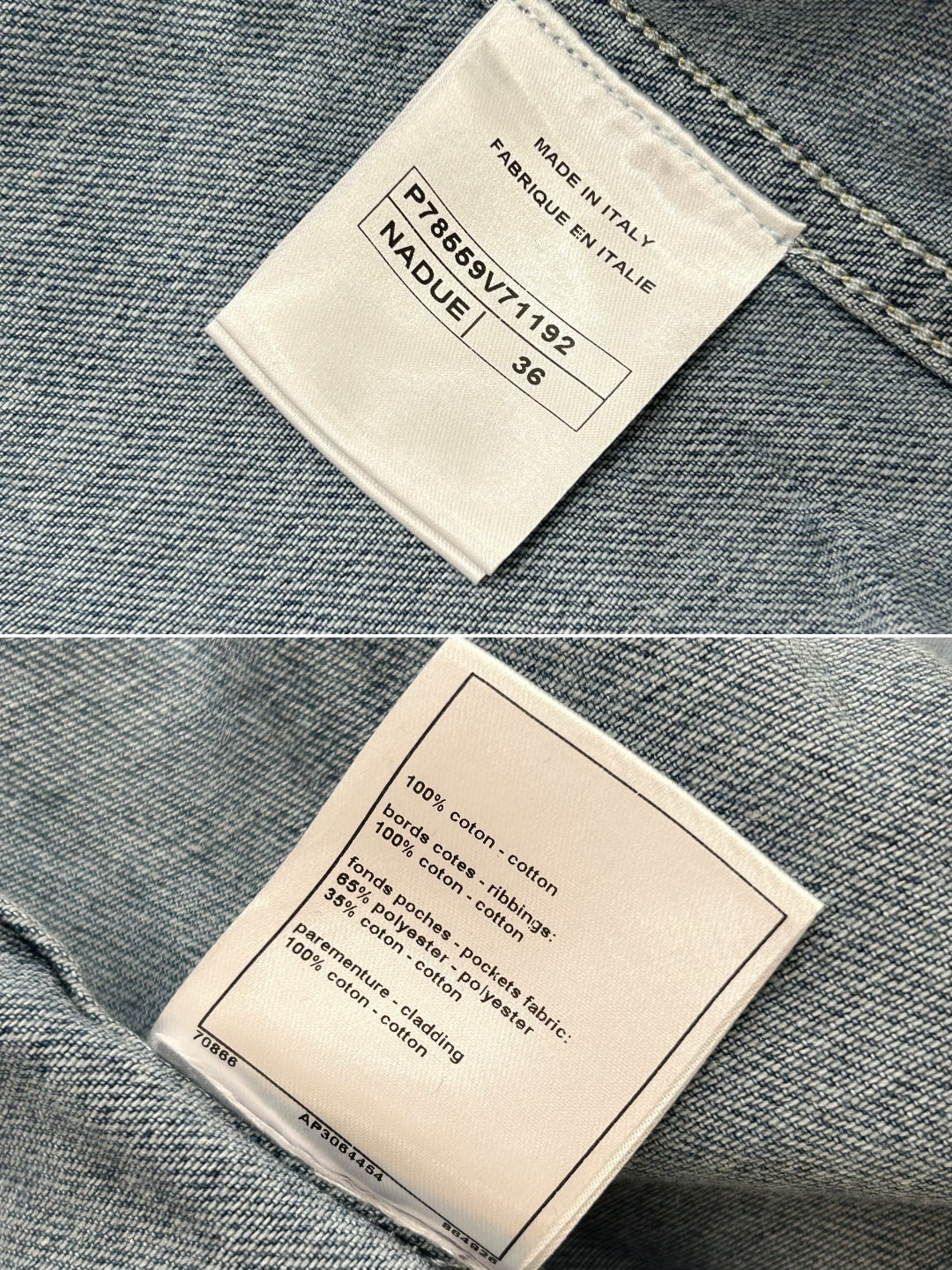 Denim Large-Lapel Jacket