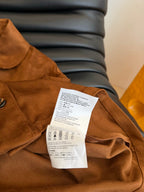 Chic Suede Belted Jacket Set