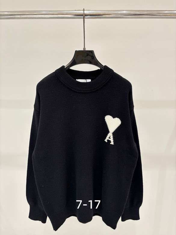Coeur Contrast-Motif Crewneck Sweater