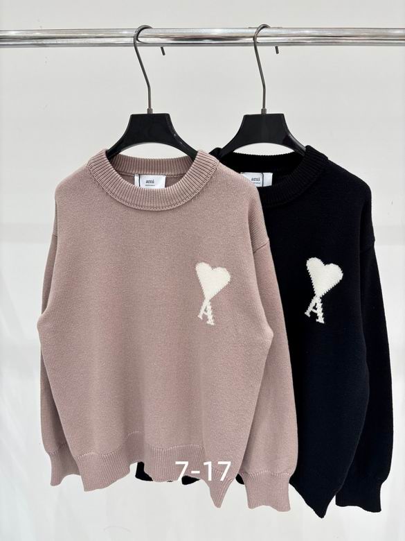 Coeur Contrast-Motif Crewneck Sweater