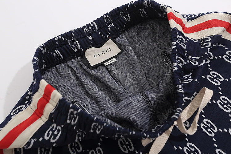 Monogram Drawstring Shorts
