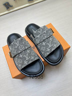 Men Monogram Slides