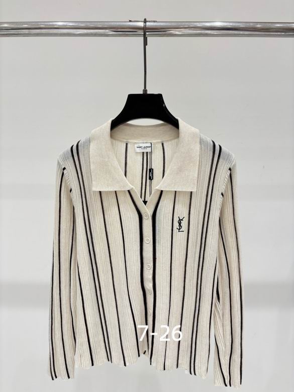 Florence Vertical-Stripe Collared Top