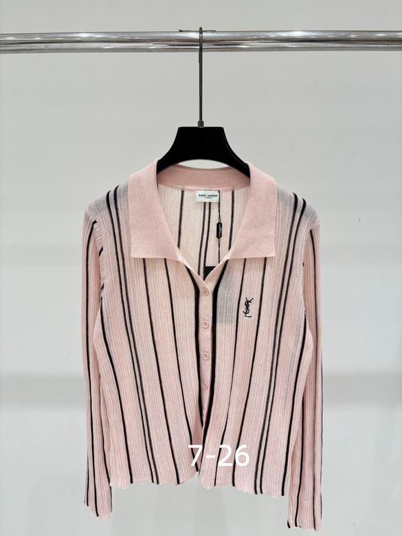 Florence Vertical-Stripe Collared Top