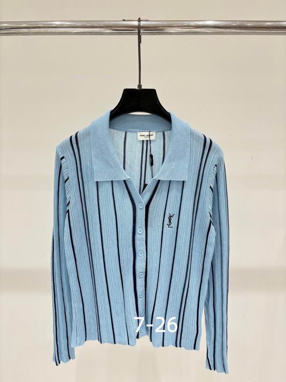 Florence Vertical-Stripe Collared Top