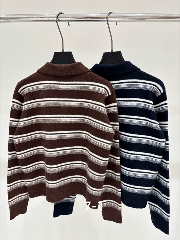 Harbour Striped Zip-Neck Sweater