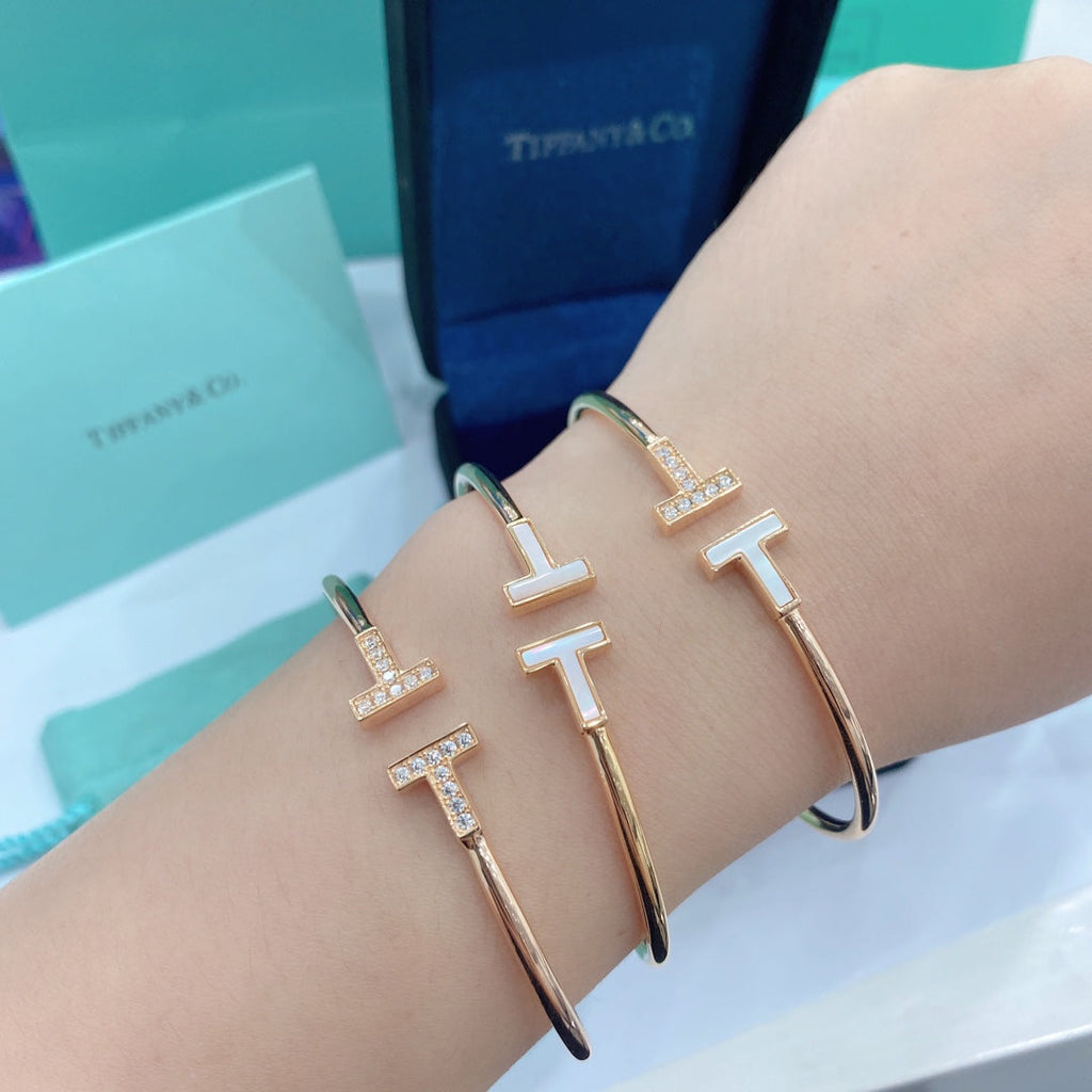 Double T Coil Bracelet