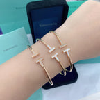 Double T Coil Bracelet