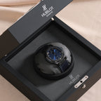 Blue Sunburst Dial Watch 42 mm