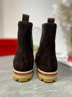 Dark Brown Oxford Boots
