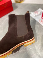 Dark Brown Oxford Boots