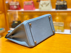 30 Togo Blue with Palladium Hardware