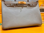 30 Togo Blue with Palladium Hardware