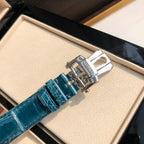 Silver Diamond Bezel Watch 36 mm