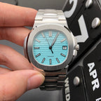 Ice Blue Dial Stainless Steel Watch 40 mm