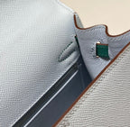 Tricolor Leather Bag 28