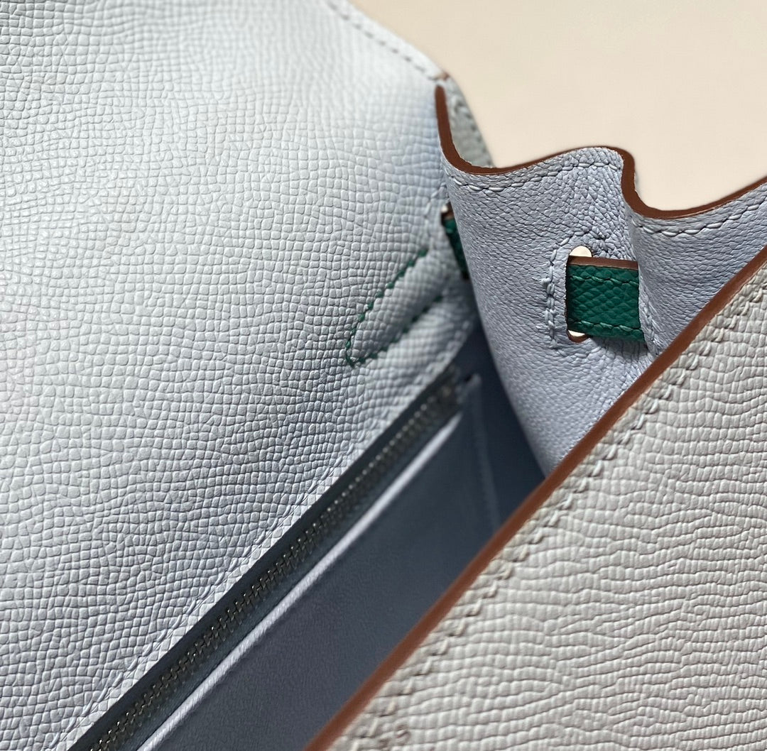 Tricolor Leather Bag 28