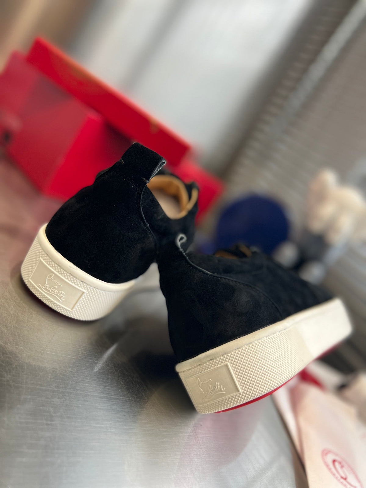 Low-Cut Studded Sneakers
