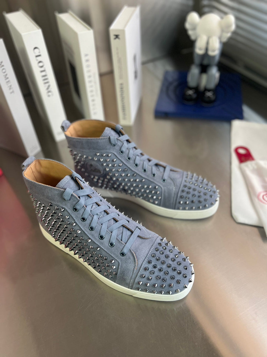 Galvanized Studded Sneakers