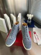 Galvanized Studded Sneakers