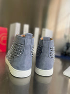 Galvanized Studded Sneakers