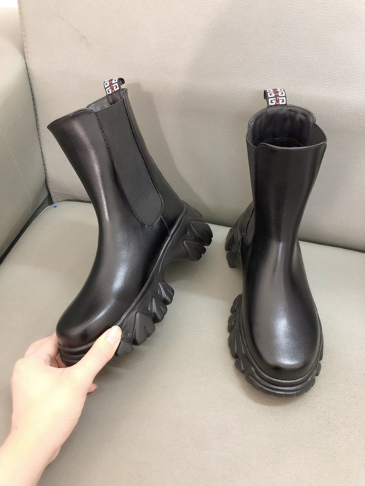 Women’s Chunky-Sole Chelsea Boots