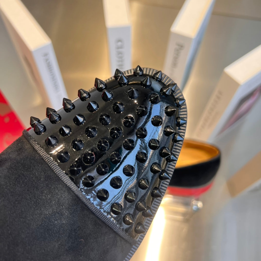 Red Sole Tire-Bottom Boots