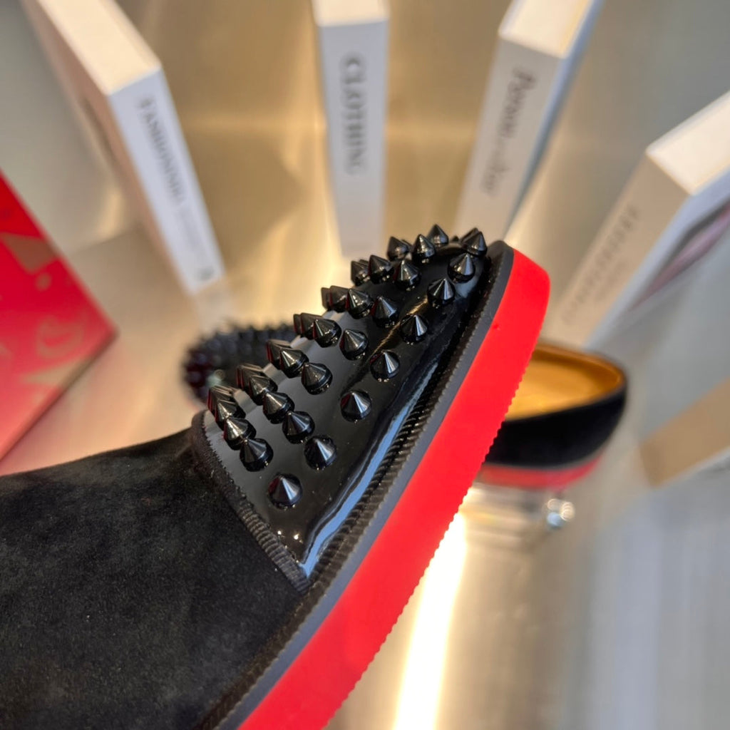 Red Sole Tire-Bottom Boots