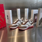 Bronze and Gold Mesh Shark Sole Boots