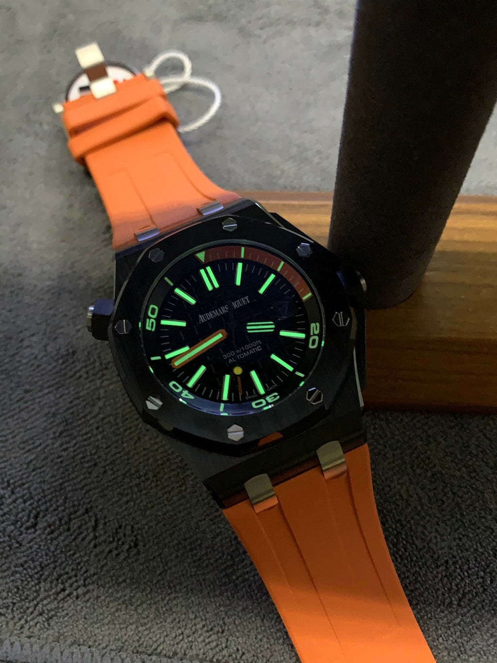 Black Ceramic Diver Automatic Watch 42 mm
