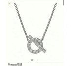 Hollow Q Necklace and Earrings Set