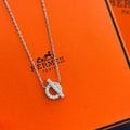 Hollow Q Necklace and Earrings Set