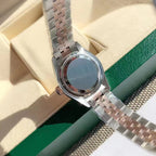 Two-Tone Rose Dial Watch