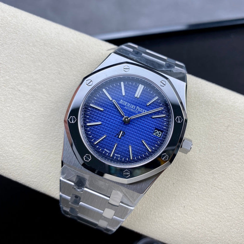 Blue Smoke Dial Automatic Watch 39 mm