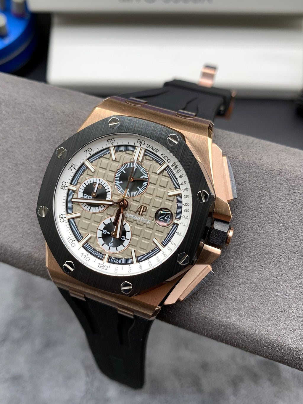Rose Gold Automatic Chronograph Watch