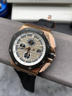 Rose Gold Automatic Chronograph Watch
